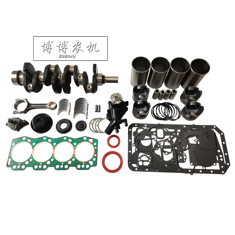 沃得锐龙收割机配件常柴4G33TC发动机曲轴连杆瓦缸垫水泵活塞缸体