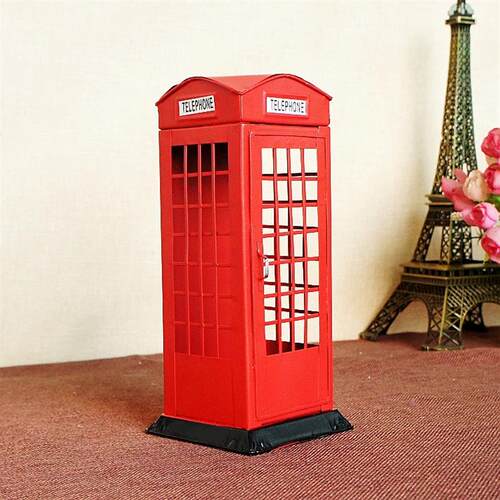 极速Valentines Day gift vintage retro telephone booth money