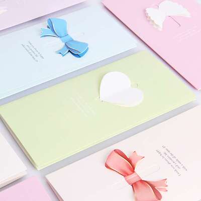 极速Birthday card writJable fbeautiful envelope letter paper