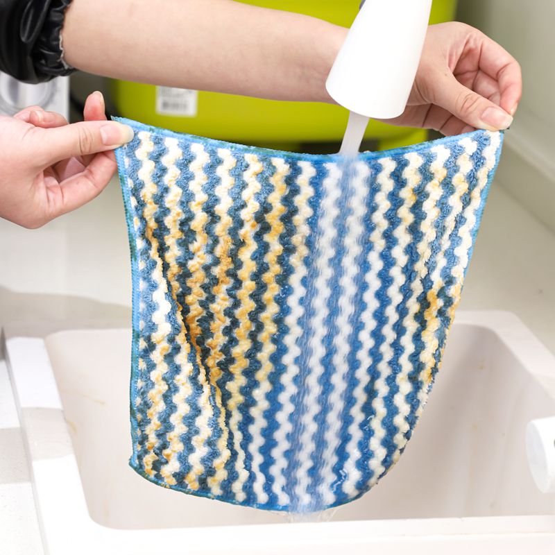 日本抹布不沾油厨房专用毛巾洗碗巾强吸水家务清洁超细纤维不掉毛