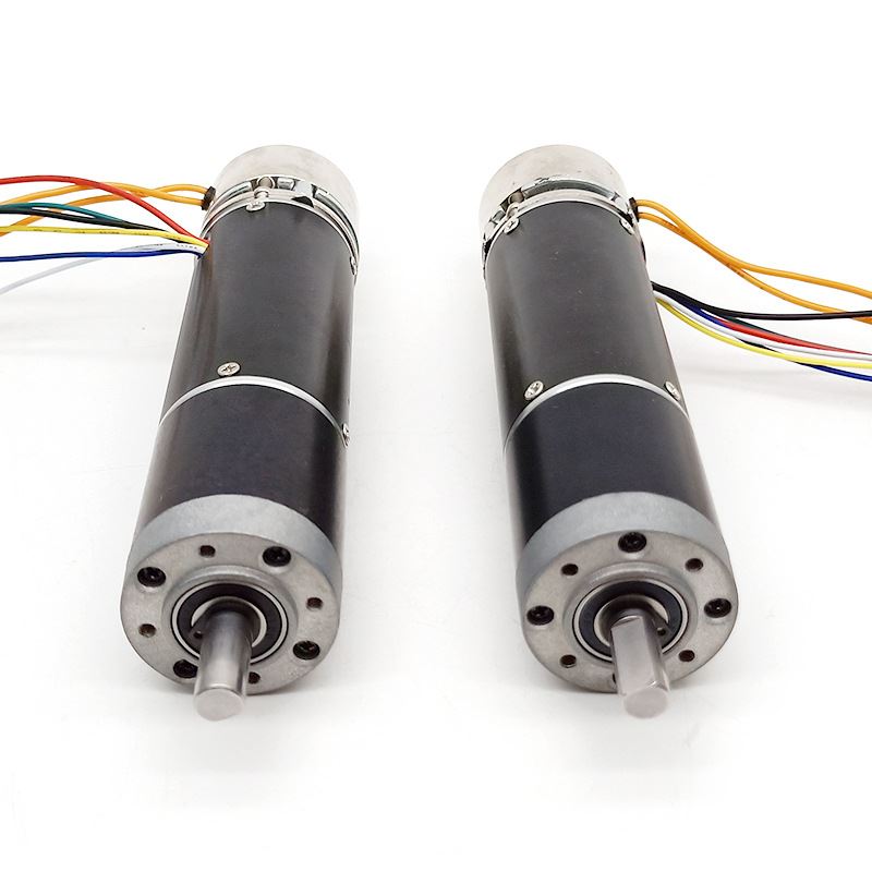 踢踢供应3650直流无刷马达配36MM行星减速器 24V机械煞车制动器