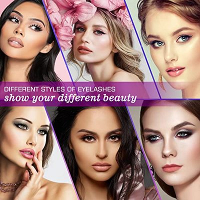Magnetic Eyelashes with Eyeliner Kit  Reusable 3D 5D Magneti