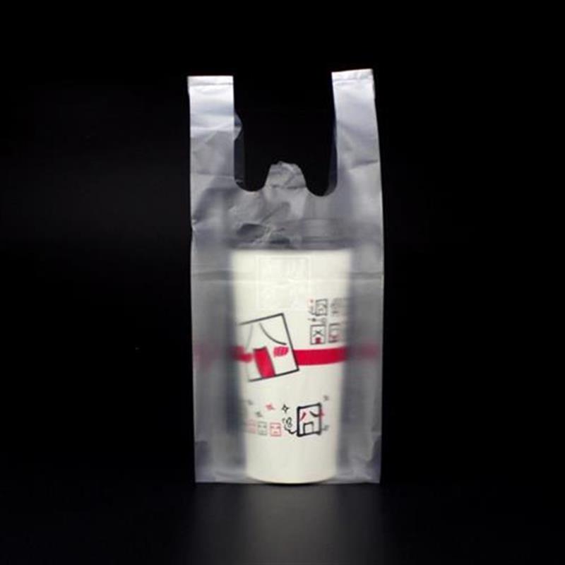 打包奶茶奶茶塑料袋打包袋一杯袋外D卖袋M单杯袋饮品袋塑料袋奶茶