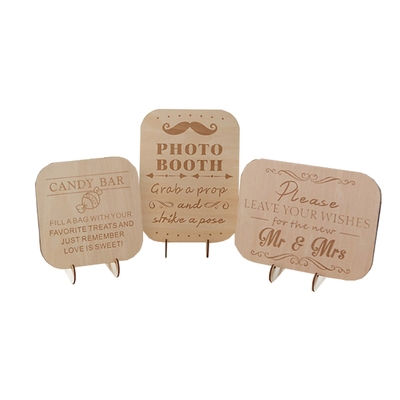 dimensional three board sig Table Plate decoration 极速Table