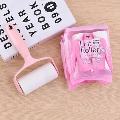 猫咪用品粘毛器可撕式滚筒粘尘纸毡滚刷宠物沾毛神器衣服去除毛刷