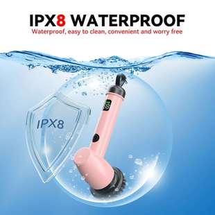 跨境新品电动清洁刷多功能手持钢丝球电动洗碗刷灶台地板清洁刷