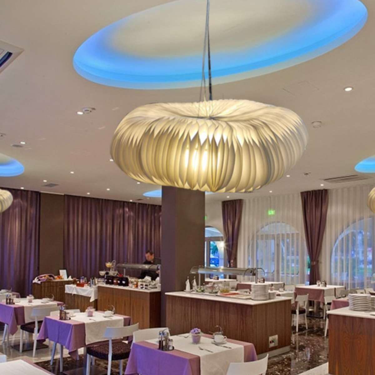 创意蜂巢意大利设计纸艺窝巢蜂窝个性艺术装饰灯具欧式餐厅吊灯