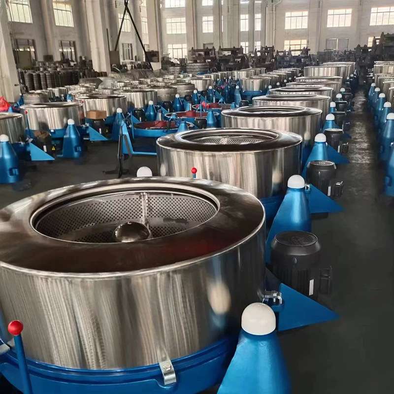 沃信科凌工业甩干机φ1000mm不锈钢内胆用于毛巾工作服脱水脱水机