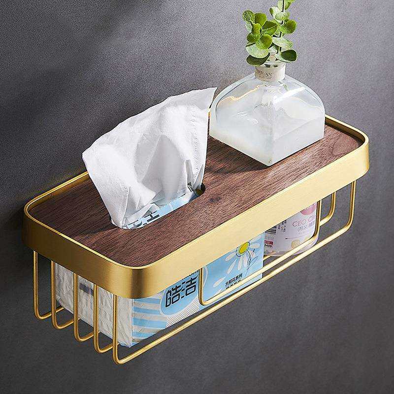 黑胡桃木纸巾架浴室酒店卫生间置物架厕纸架卷纸架壁挂纸架实木