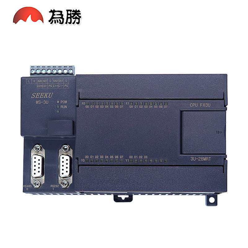 国产PLC工控板WS3U-28 MT MR混合输出带模拟量 PT100 K型测温