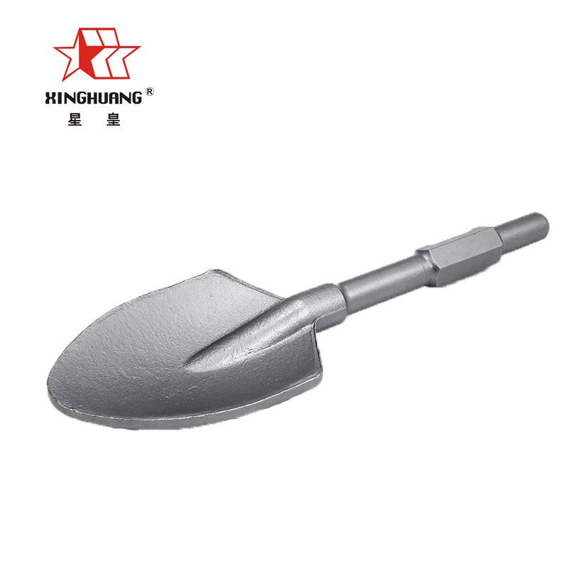 星皇六角单槽65A长柄大半圆凿电锤凿击混泥土挖坑长柄电锤大铲