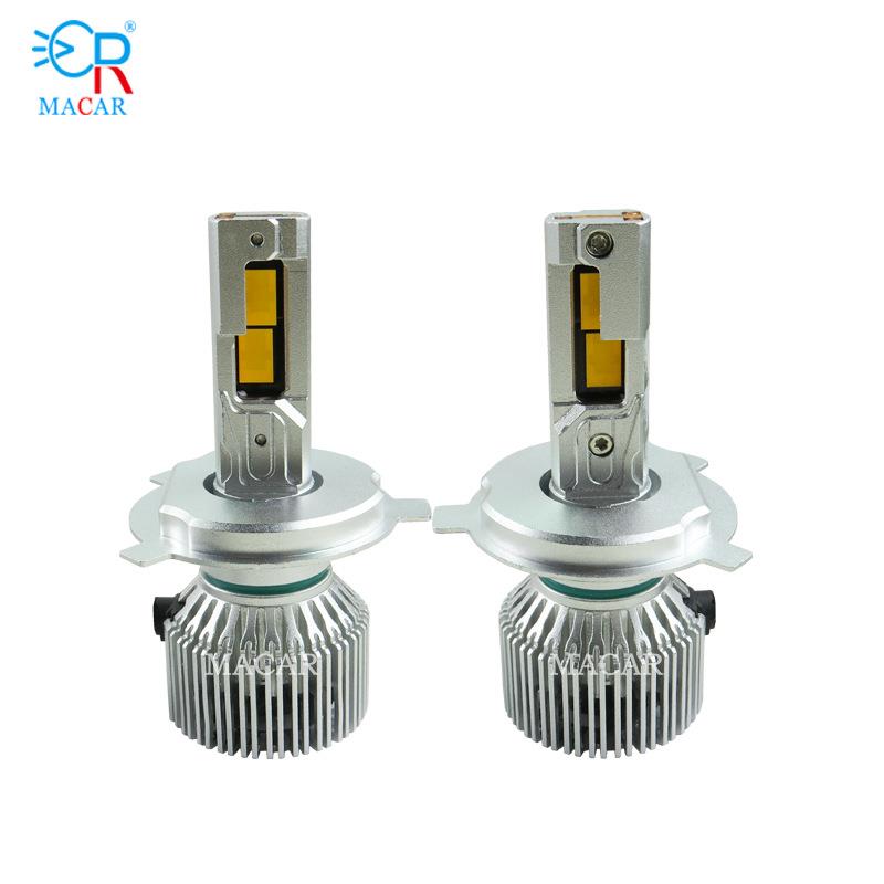 跨境汽车LED大灯20000LM 三铜管汽车前大灯H4 H7 H11 9005/9006