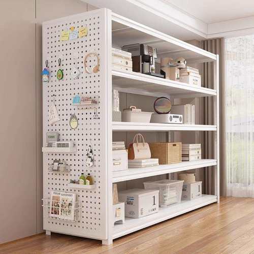 家用货架落地置物架阳台多层杂物收纳架地下室商用超市钢制储物架