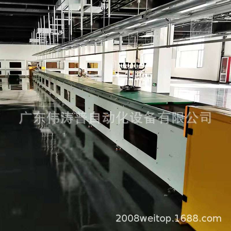 广州直销倍速链装配线 小型油烟机工装板生产运输线 总装线