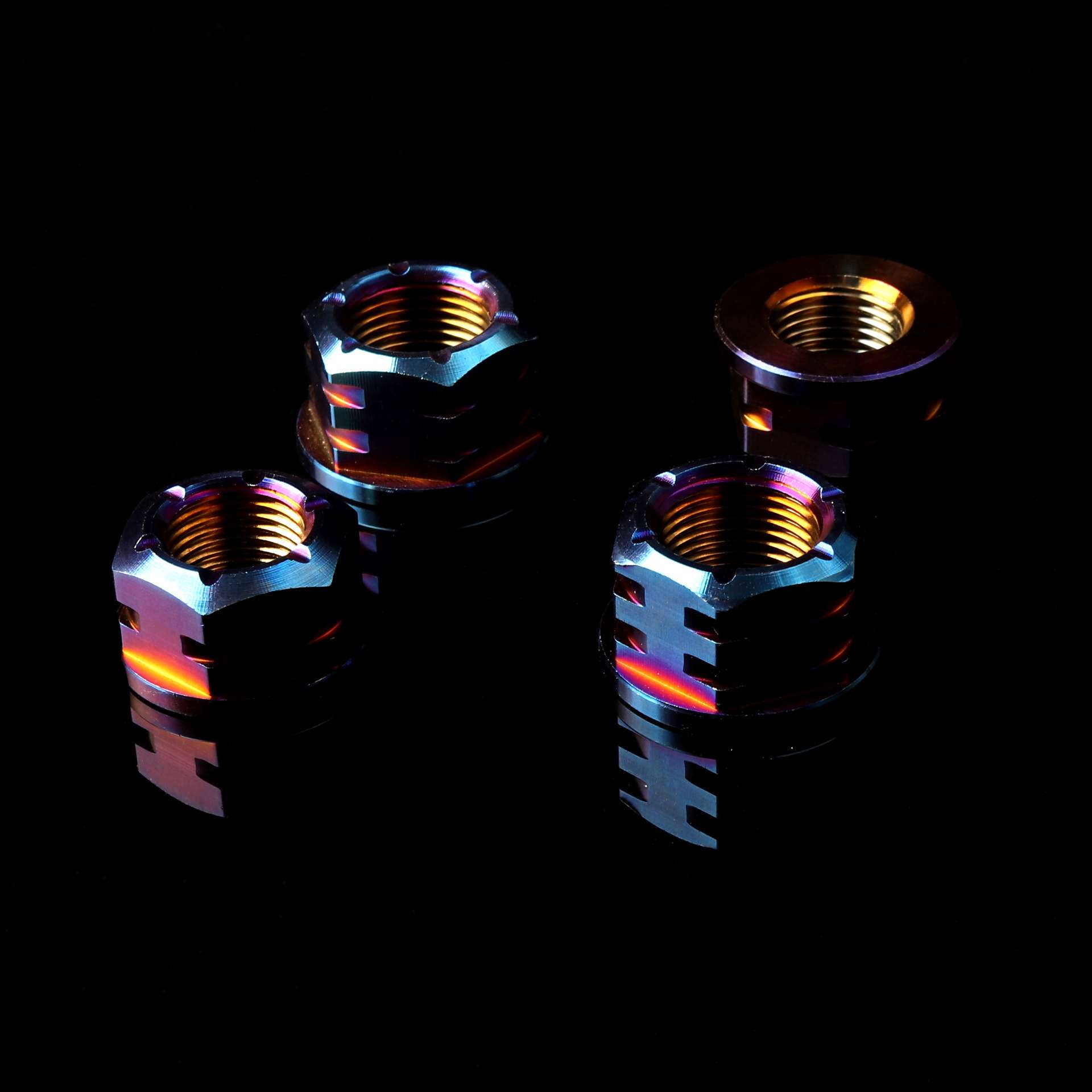 304不锈钢螺丝帽电摩改装小牛全顺电机螺母M16/M18烧钛改装配件