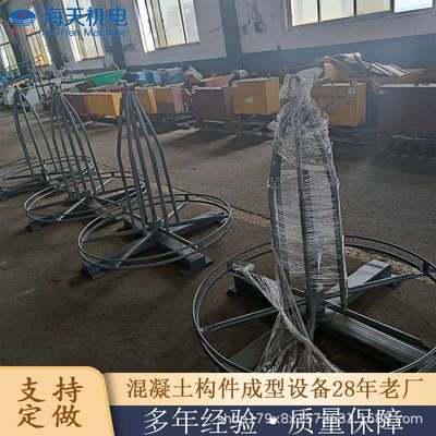 预制厂钢筋笼钢绞线旋转释放架 预应力钢绞线钢筋堆放架