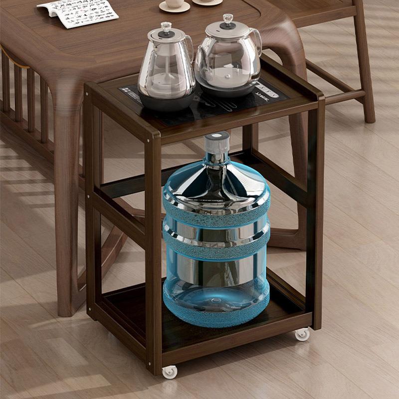 r^小茶桌家用移动小茶台茶几泡茶边柜茶水架全自动烧水壶一体水桶