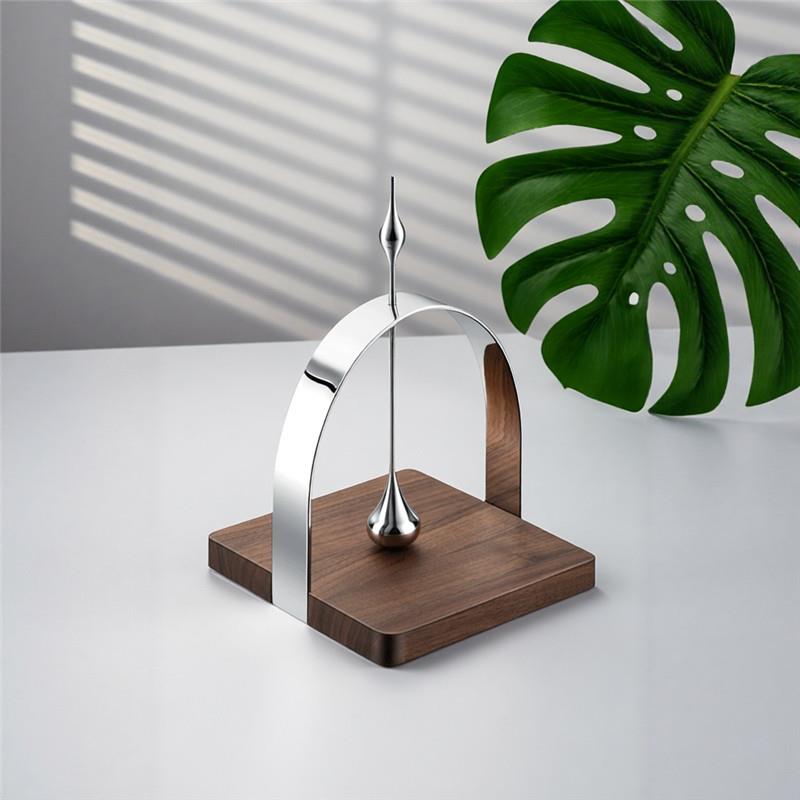 北欧轻奢高档家用胡桃木底座定点不锈钢餐厅纸巾架客厅纸巾盒装饰