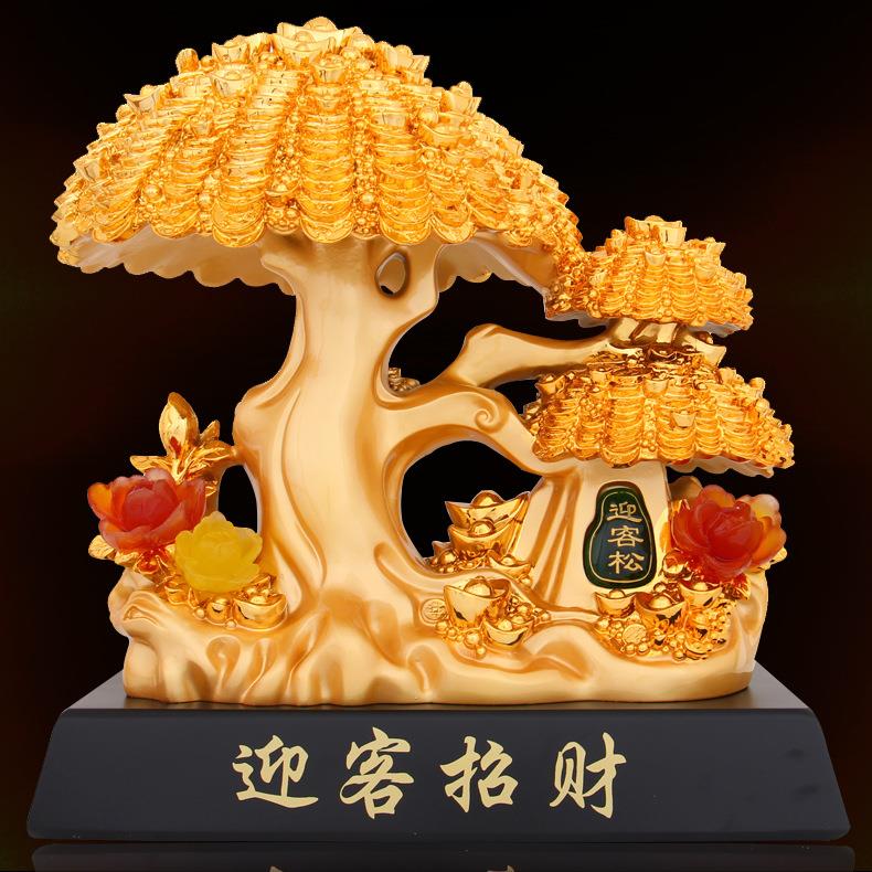 发财树摆件招财树摇钱树公司店铺开业送礼家居工艺品摆设装饰品