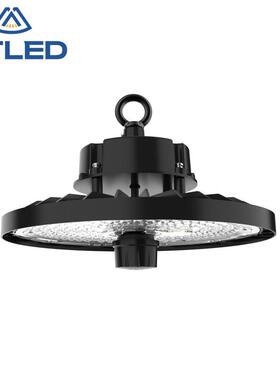 出口防眩光185LM/W超亮UFO工矿灯200W色温瓦数可调微波感应带认证