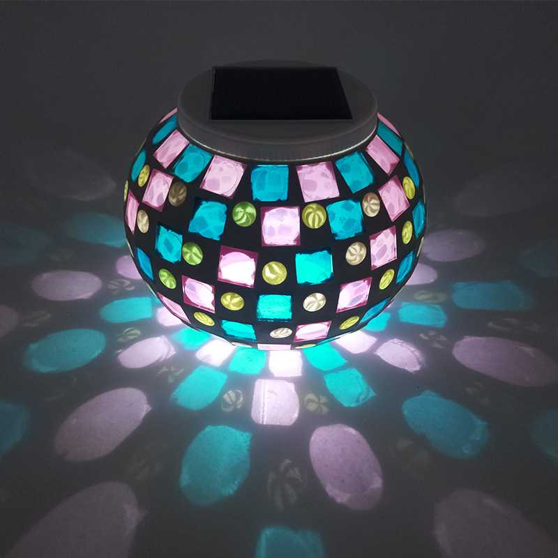 太阳能灯玻璃罐灯 草坪庭院公园别墅广场户外装饰点缀 led路灯