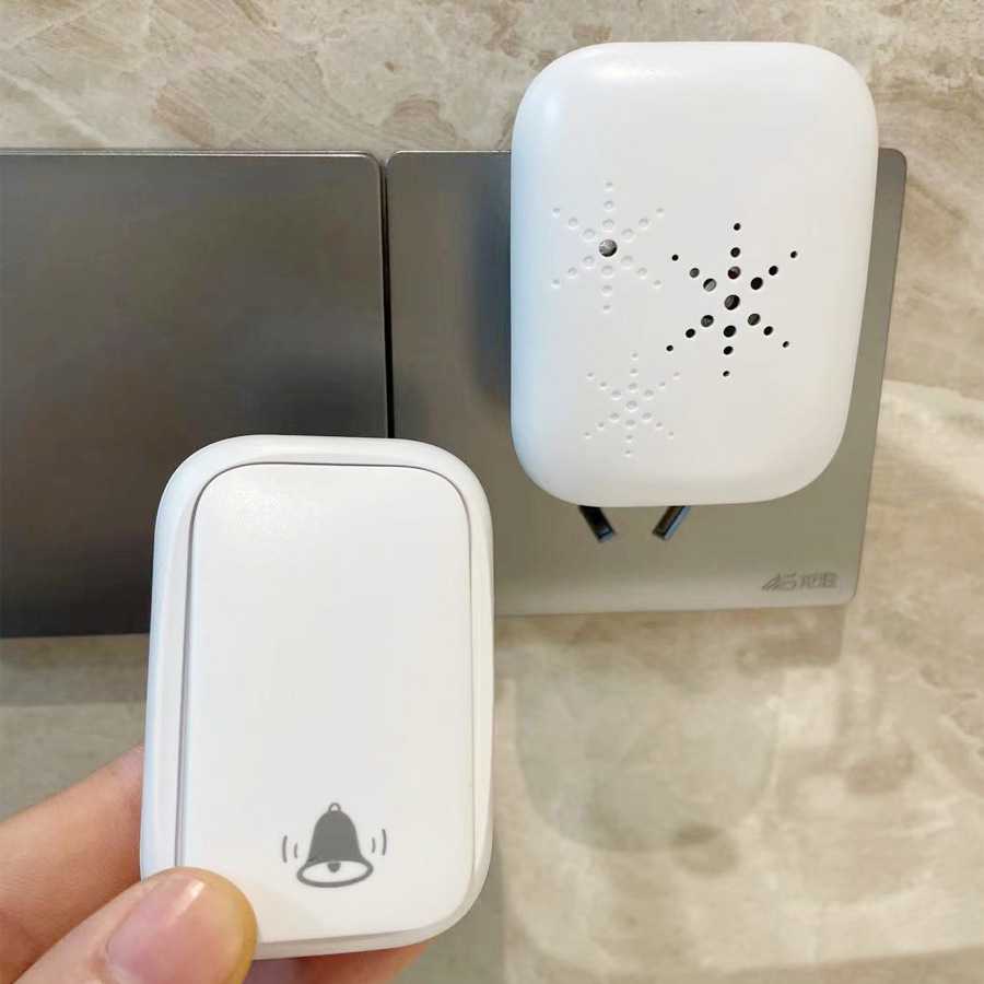 新款无线家用自发电防水门铃感应器语音呼叫器智能迎宾遥控器