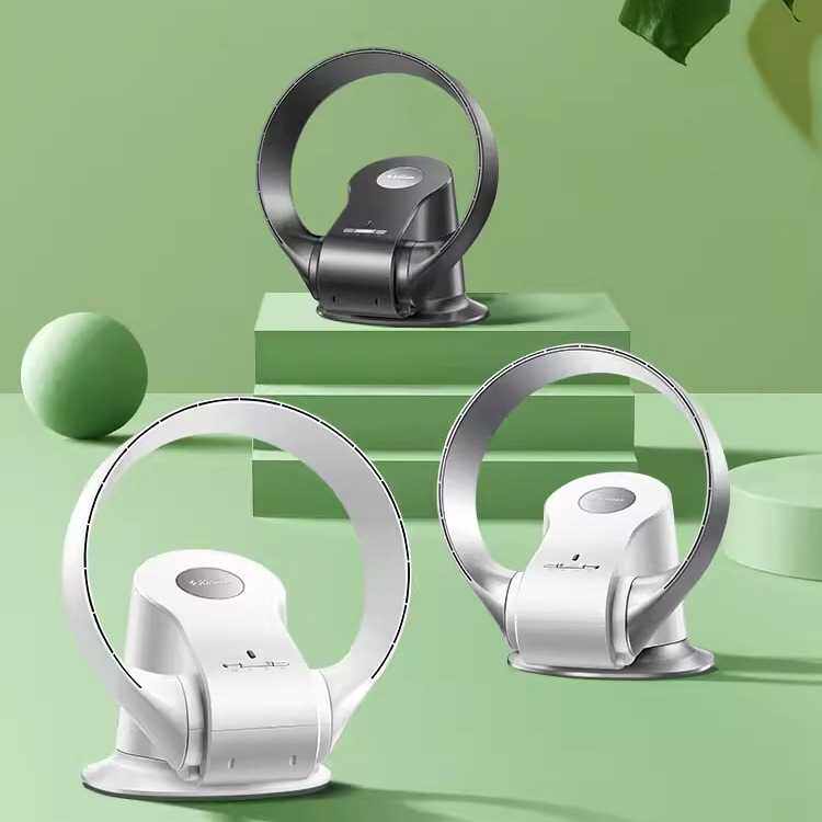 sk卡齐无叶风扇家用低噪音台式电风扇壁挂式无扇叶壁扇空气循环扇