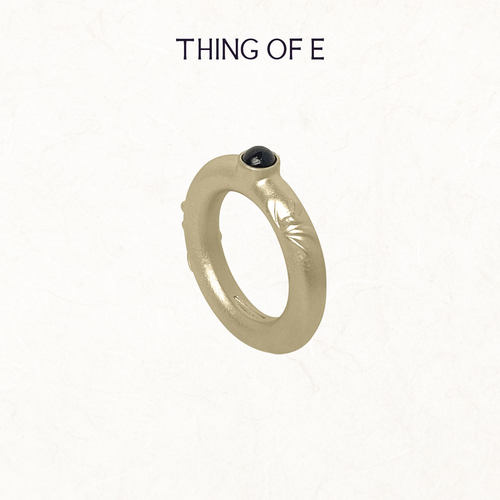 THING OF E寻逸【高雅兰】-兰花浮雕装饰基础戒指 指环高级