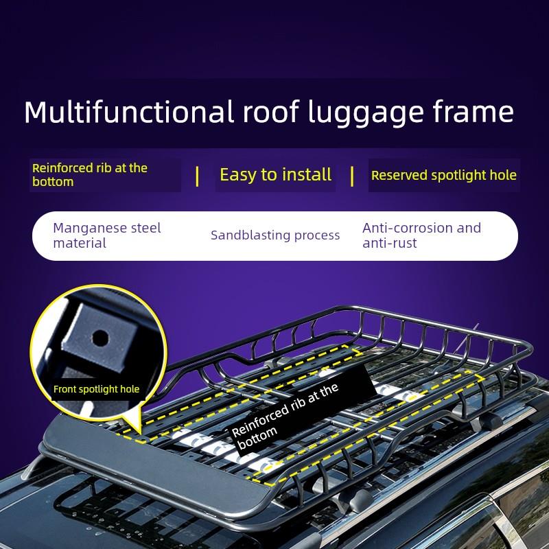 五菱宏光S宝骏730长安CS75哈弗H5H6奇骏越野SUV车顶行李架框通用