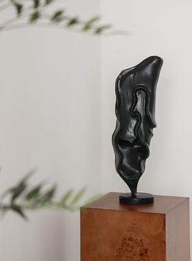 戊际中古雕塑底座树瘤皮木墩家居客厅抽象艺术木雕落地装饰品摆件