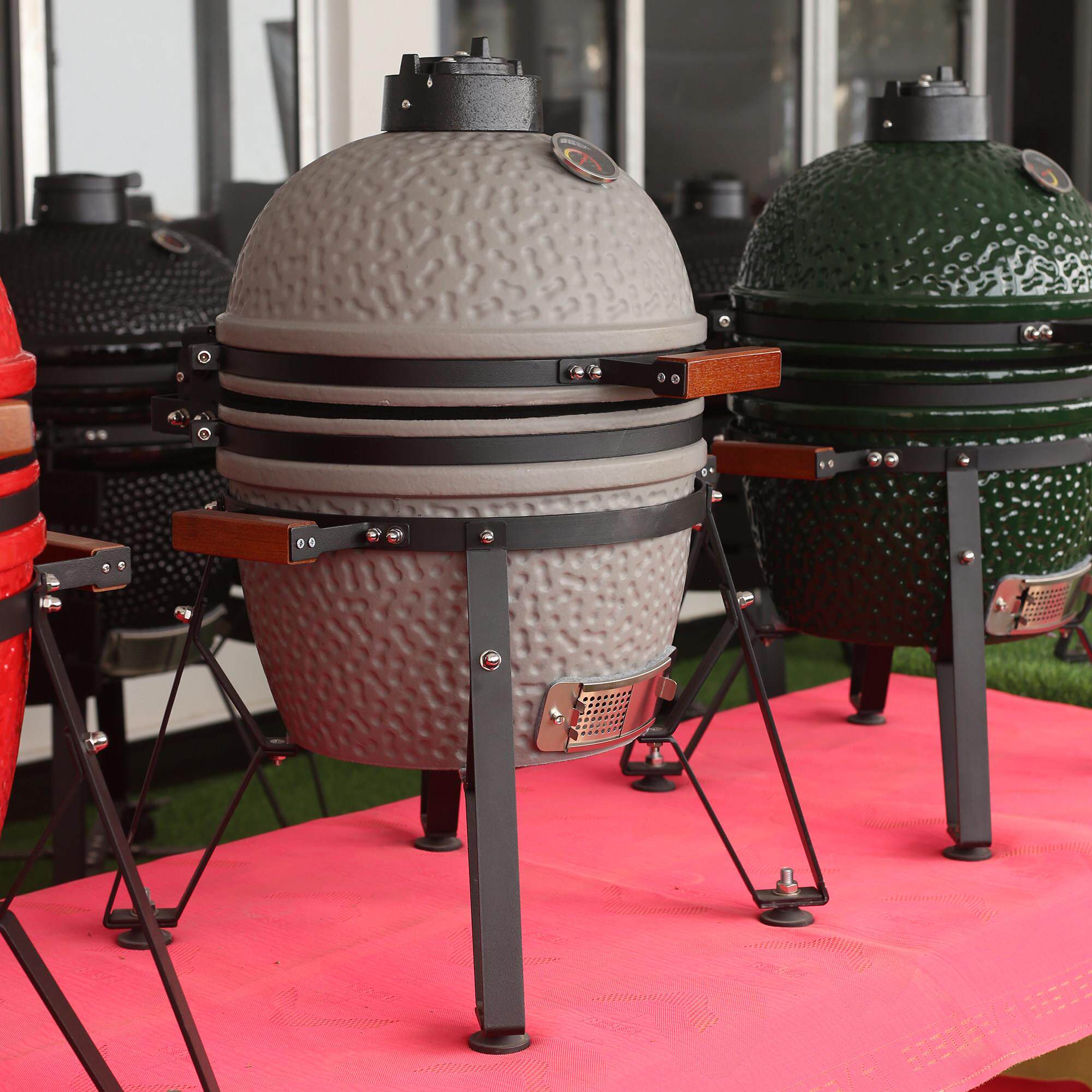 陶瓷烤炉16寸炭烤炉围炉煮茶户外bbq kamado烟熏炉焖烤炉披萨