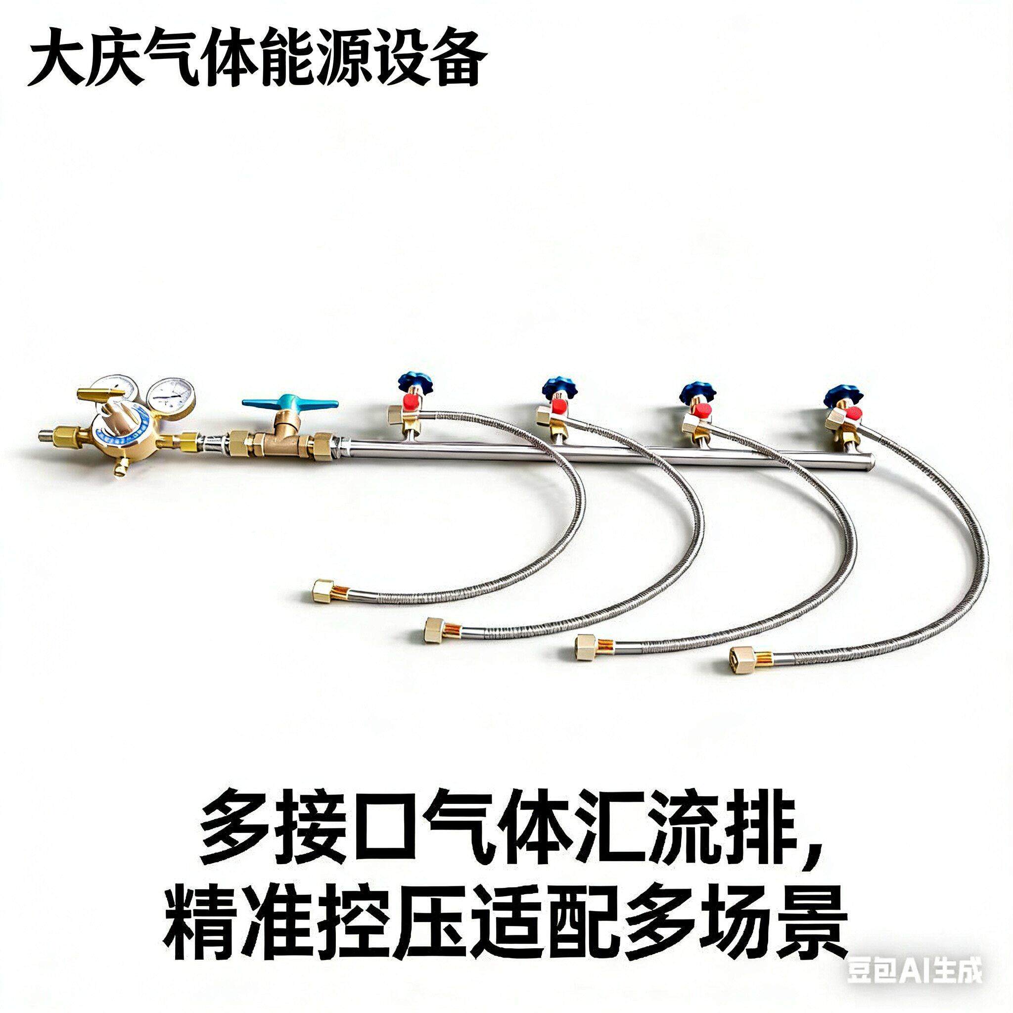 氧气氩气二氧化碳氮气丙烷不锈钢汇流排集中供气过桥软管导气管