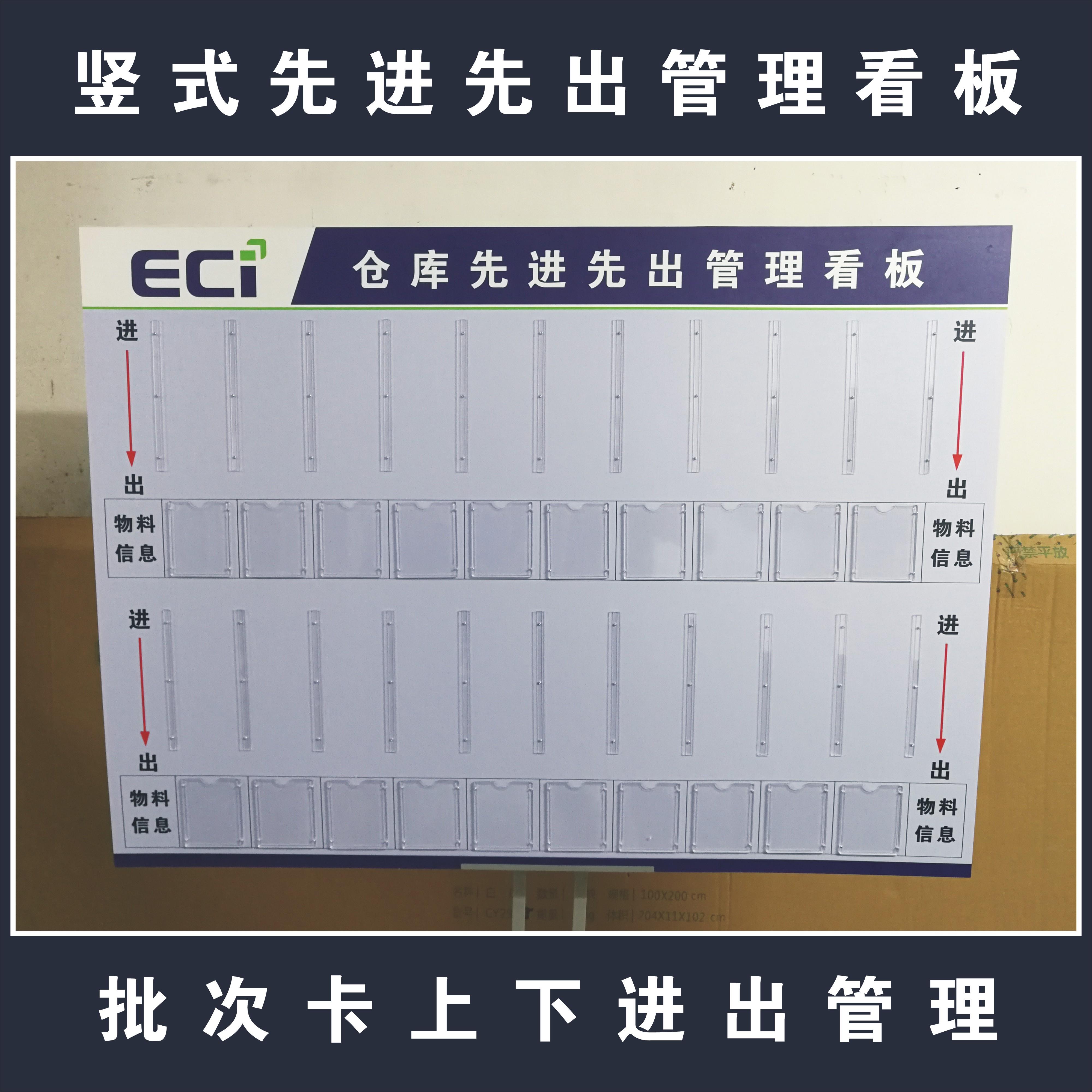 专业定制先进先出看板 仓储目视化管理展示看板 FIFO物料批次管理