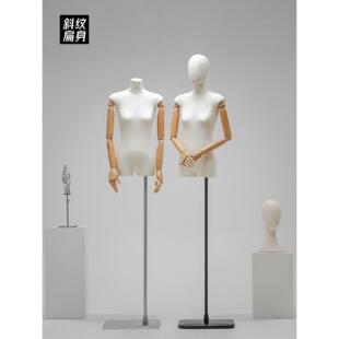 服装店道具韩版全身半身平肩扁身平胸小胸人体人台女装模特展示架