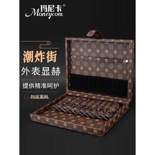 美发剪刀收纳盒子大容量剪发工具包发型师梳子夹子便携式折叠箱包