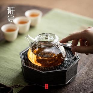 玻璃小泡壶耐热玻璃壶可加热煮茶壶防爆壶家用加厚花茶壶 班意