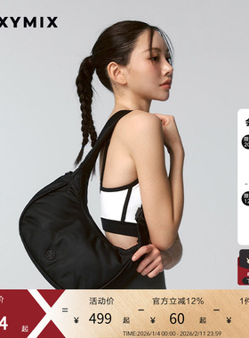 xexymix杰克茜女X圆标月牙型单肩包多口袋收纳包XUK5AB1601