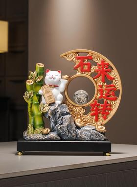 时来运转招财摆件桌面客厅玄关轻奢高档电视柜节节高升装饰品礼物