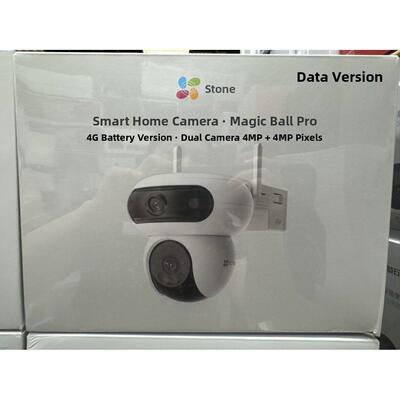 Ezviz Hb90魔法丸相机三盘/倾斜双摄像头4g终身无流量版本。免费