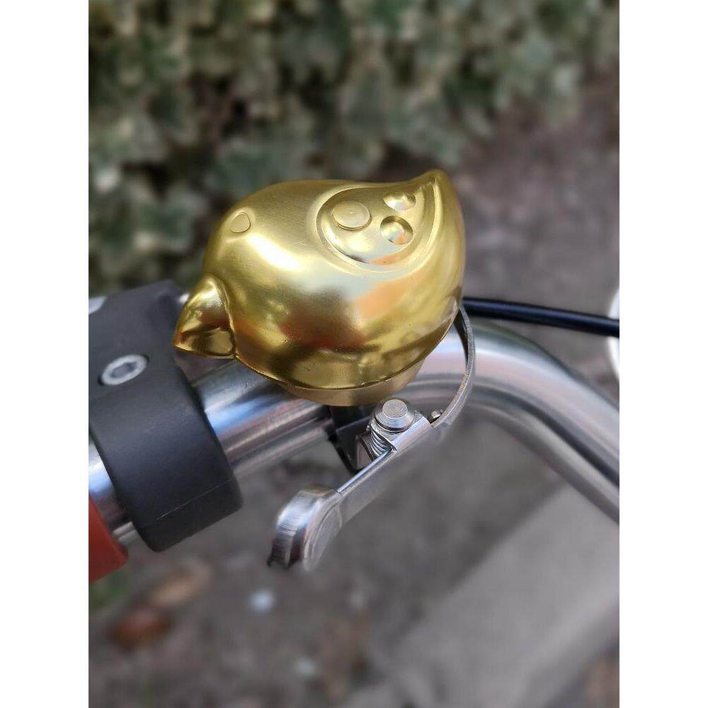 儿童自行车可爱小鸟车铃铛城市女通勤单手打铃平把公路折叠车铜铃