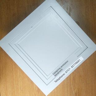 定制室内吊顶式中央空调出风口铝合金百叶检修口门铰可开单层回风