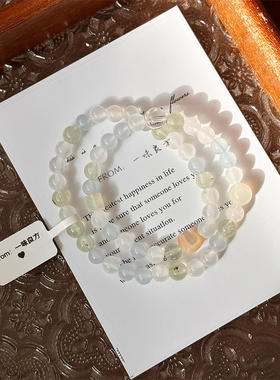 【一溪风月】原创时尚手作饰品小众手工串珠手链女生闺蜜手串