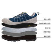 代尔塔劳保鞋 301232 轻便透气301216防砸防刺穿防静电工作安全鞋