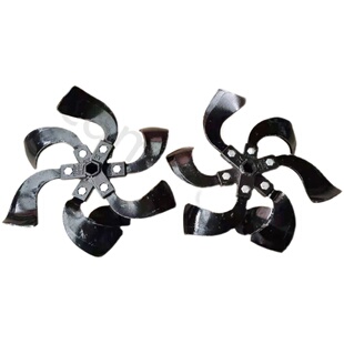 热销微耕机配件开沟刀23轴叠六带耳错六开沟培土农机具旋耕刀总成