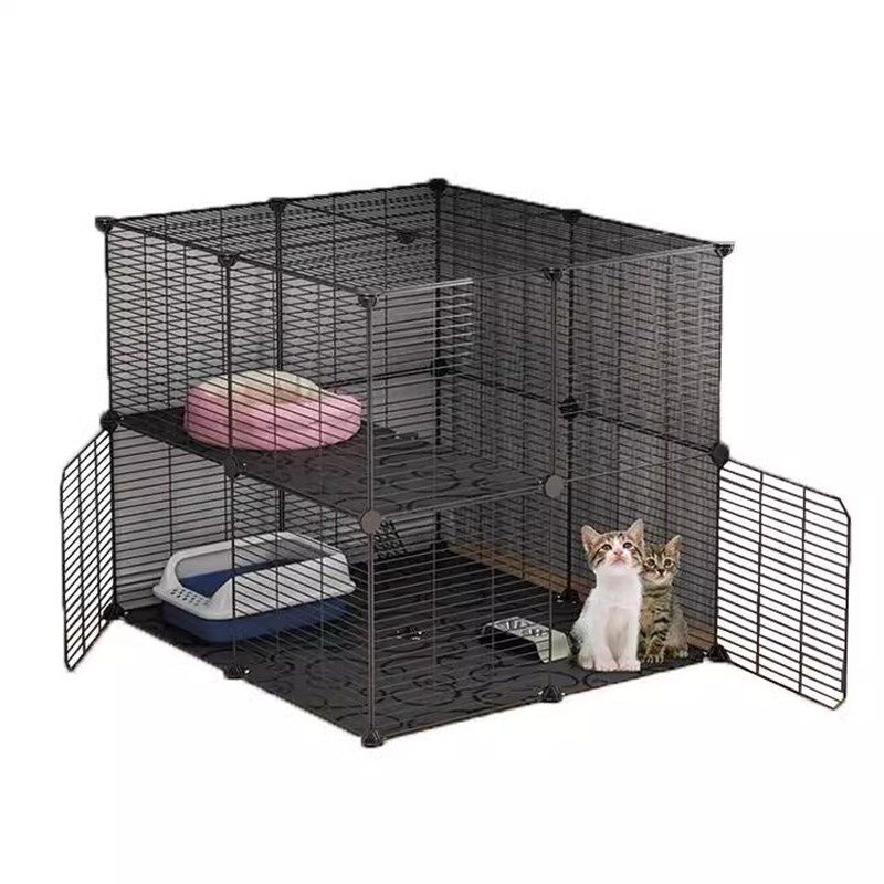 热销猫笼子不占地家用室内两层超大自由空间小型猫屋宠物狗笼空笼
