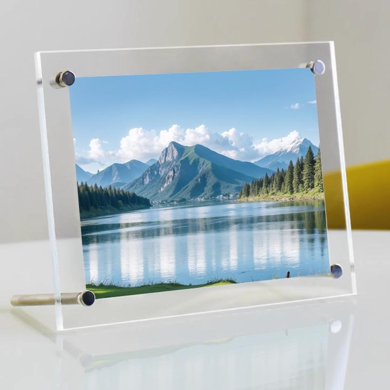 热销双层夹板广告钉双头钉笔尖支撑钉镜钉有机玻璃画框相框固定玻