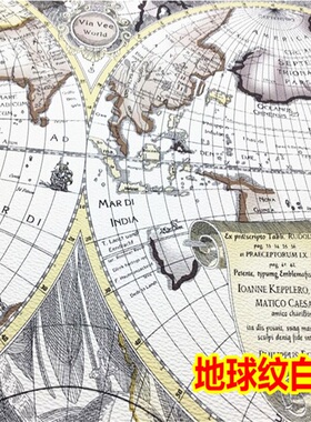 热销新品古典地球纹花纹自粘皮革室内酒店装饰桌面台面铺张皮革沙