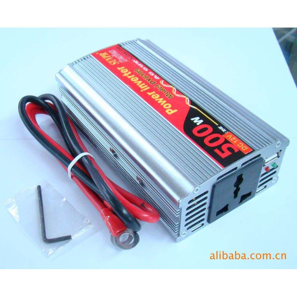 黄金台逆变噐12v2逆变变220v转换器电瓶家用汽车载大功率500W