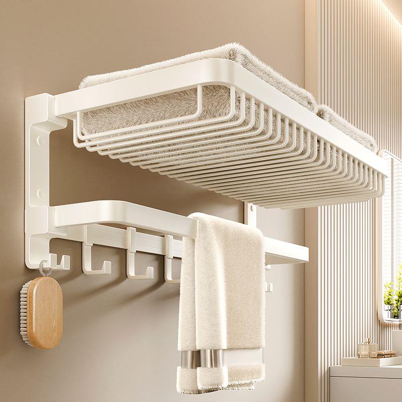 浴室毛巾收纳架可放置在空间铝家庭版挂钩收纳浴室浴室收纳架
