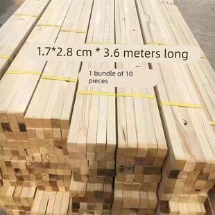 松木龙骨Pvc天花板木方条木方条3米36米装饰长木方条